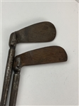 A Pair of Vintage Novakclub Universal Adjustable Golf Clubs