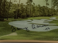 Tommy Aaron Signed Augusta National Masters Hole 10 Dancy Dish Tray in Box JSA ALOA