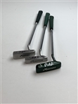 Champs Johnson, Patrick Reed & Bob Goalby Signed Masters Miniature Putters JSA ALOA