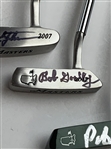 Champs Johnson, Patrick Reed & Bob Goalby Signed Masters Miniature Putters JSA ALOA
