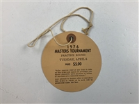 Two Vintage Masters Tournament Admission Badges - 1976 & 1983