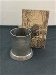 1909 Sakonnet Golf Club Reed and Barton Pewter Trophy Mug and Vintage Photograph