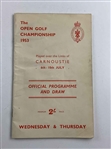 1953 Open Golf Championship at Carnoustie GC Official Program - Ben Hogan Triple Crown & Career Grand Slam