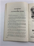 1953 Open Golf Championship at Carnoustie GC Official Program - Ben Hogan Triple Crown & Career Grand Slam