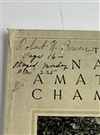 1927 US Amateur Championship at Minikahda Club Official Program - Bobby Jones Win