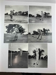 1998 A Set of Ben Hogan Practice Tee Collection Photographs in Presentation Box by Golfingly Yours 