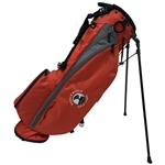 Pebble Beach Golf Links Embroidered Red Titleist Golf Stand Bag - Excellent Condition