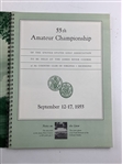 1955 US Amateur at The Country Club of Virginia Program - Nicklaus US Am Debut