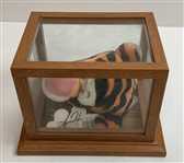 Tiger Woods Signed Disney Tigger Plush Golf Club Head Cover with 1997 Disney Oldsmobile Golf Classic Ticket and Display Case JSA ALOA