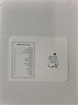 Tiger Woods Signed Augusta National Golf Club Scorecard JSA #YY12127
