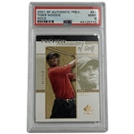 2001 Upper Deck SP Authentic Preview Gold Tiger Woods Serial Numbered 161/250 Rookie Card PSA 9 Mint