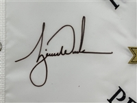 Tiger Woods Signed 2000 US Open Pebble Beach Wire-to-Wire Ltd Ed #55/500 Embroidered UDA Flag