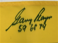 Gary Player Signed 151st Open Championship Royal Liverpool Pin Flag JSA #CM67291