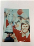 Lot of 6 Signed Professional Golf Photographs Featuring Open Championship Winners Beckett, JSA & JSA ALOA