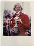 Lot of 6 Signed Professional Golf Photographs Featuring Open Championship Winners Beckett, JSA & JSA ALOA