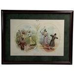 1894 Truth Company Color Lithograph Triumphant in Both Games by Irwin Moorhead