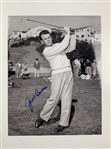 Jack Burke Jr. Signed Photograph and Nine Vintage MacGregor Golf Balls Group Lot JSA ALOA