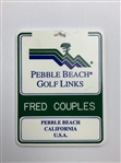 Two Pieces of Fred Couples Personalized Golf Memorabilia Pebble Beach Bag Tag and 2005 PGA Championship Money Clip
