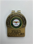 Two Pieces of Fred Couples Personalized Golf Memorabilia Pebble Beach Bag Tag and 2005 PGA Championship Money Clip