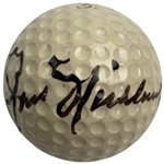 Jack Nicklaus Signed c.1970s Personal Used MacGregor Tourney 100 Jack Nicklaus J Golf Ball JSA ALOA