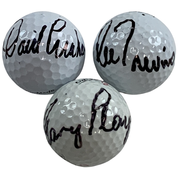 Graham, Trevino & Player Signed Golf Balls JSA ALOA
