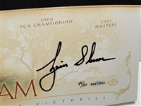 Tiger Woods Signed Tiger Slam Canvas Inscribed w/ 'Tiger Slam' LTD ED #44/50 UDA COA