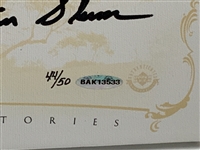 Tiger Woods Signed Tiger Slam Canvas Inscribed w/ 'Tiger Slam' LTD ED #44/50 UDA COA