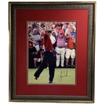 Tiger Woods Signed Ron Watts 16x20 Winning Putt 2005 Masters Color Photo - Deluxe Framed JSA ALOA