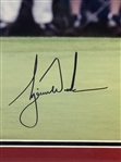 Tiger Woods Signed Ron Watts 16x20 Winning Putt 2005 Masters Color Photo - Deluxe Framed JSA ALOA