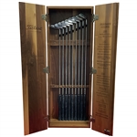 Tiger Woods Limited Edition Titleist Replica Forged Iron Set 21 of 50 w/ Display Cabinet & COA