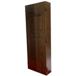 Tiger Woods Limited Edition Titleist Replica Forged Iron Set 21 of 50 w/ Display Cabinet & COA