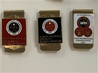 Collection of Nineteen PGA Club Professional Championship Contestant Money Clips 1969-1988