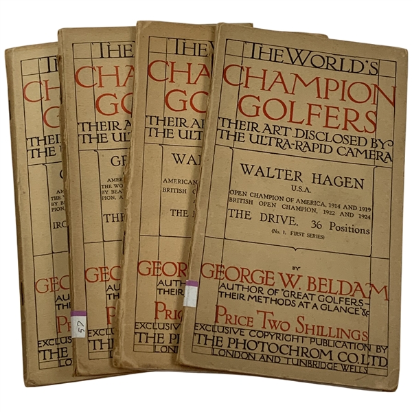 Beldam, George W. The Worlds Champion Golfers. The Photochrom Co., Ltd., c. 1924. (An Assortment of Volumes)