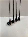 Set of Four Arnold Palmer Peerless Chattanooga Persimmon Woods