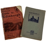 Reid, John and Others. Two Vintage Tourist Guides to Edinburgh. Andrew Elliot and Official Sources, [c. 1910-1935].