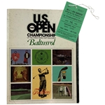 1980 U.S. Open Championship at Baltusrol Program & Ticket - Nicklaus Win