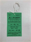 1980 U.S. Open Championship at Baltusrol Program & Ticket - Nicklaus Win