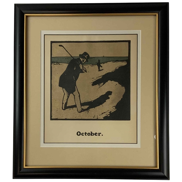 After William Nicholson, October Golf Framed Print