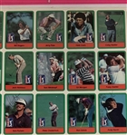 Multi Signed 1982 Donruss PGA Tour Golf Trading Card Uncut Sheet JSA ALOA