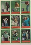 Multi Signed 1982 Donruss PGA Tour Golf Trading Card Uncut Sheet JSA ALOA