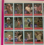 1983 Miller Press PGA Tour Uncut Card Sheet - Payne Stewart Rookie