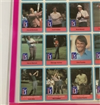 1983 Miller Press PGA Tour Uncut Card Sheet - Payne Stewart Rookie