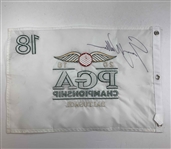 Jimmy Walker Signed 2016 PGA Championship at Baltusrol Flag JSA ALOA