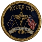 Ryder Cup The K Club Commemorative Gold Bullion Blazer Crest
