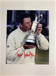 Harrington, Faldo & Hamilton Signed Claret Jug Photos JSA ALOA