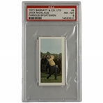 1971 Barratt & Co Ltd Jack Nicklaus Famous Sportsmen Rookie Card PSA 8 NM-MT