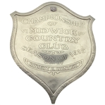 1915 Midwick CC Championship Shield Trophy Awarded to Robert E. Hunter - 1904 Olympic Gold Medalist