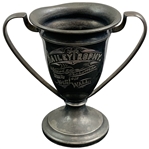 1915 Wilcox Silver Plate Co. Silverplate Golf Trophy Cup Bailey Trophy Mixed Foursome