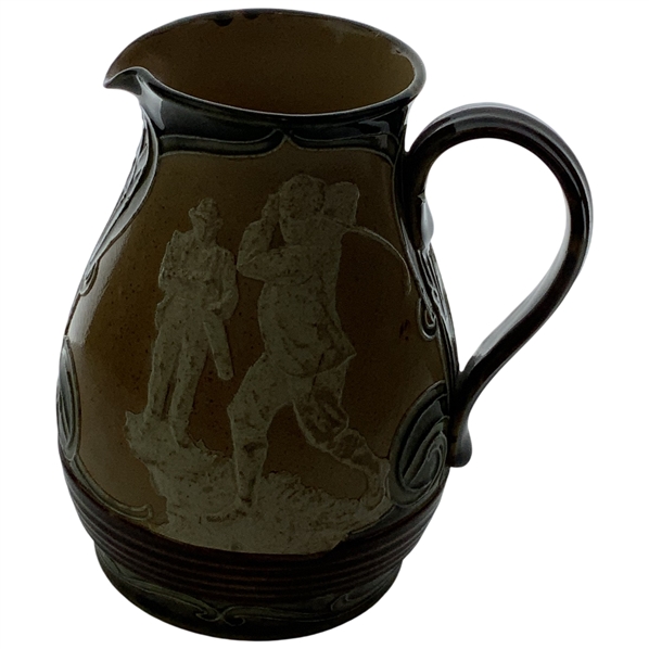 Uncommon Petite Size Doulton Lambeth Milk Pitcher