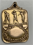 Group of 4 Gold Filled Golf Medals